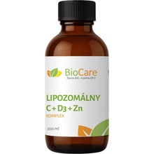 Vitamín C + zinok + vitamín D3 lipozomálny 200 ml