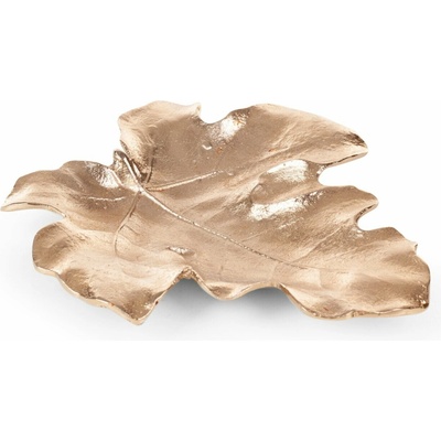 EUROFIRANY DEKORAČNÍ TALÍŘ DALIA 03 24 x 20 x 2 cm ZLATÁ