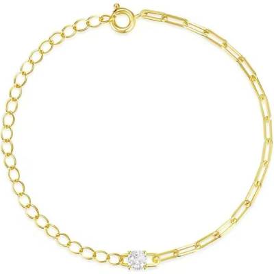 Olivie stříbrný náramek GOLD 8692