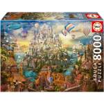 Educa Пъзел Educa от 8000 части - Мечтан град (EDU19570)