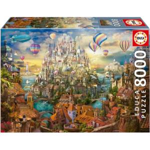 Educa Пъзел Educa от 8000 части - Мечтан град (EDU19570)