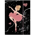 Kidea Briefcase with elastic band A4 Ballerina 11 DERFORM