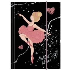 Kidea Briefcase with elastic band A4 Ballerina 11 DERFORM