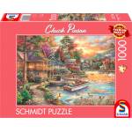 Schmidt Spiele Пъзел Schmidt от 1000 части - Вечер край брега (58553)