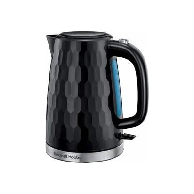 Russell Hobbs Електрическа кана Russell Hobbs Honeycomb, 2400W, 1.7L, Черен