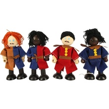 Bigjigs toys bábiky stredovekých vojakov 4 ks