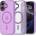 Tech-Protect Magsafe Калъф за iPhone 16, Tech-Protect MagMat Case, Лилав (5906302372379)
