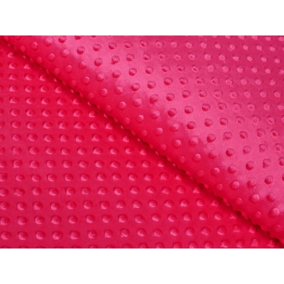 Škodák Látka Minky - fuchsiová - metráž šírka 150 cm
