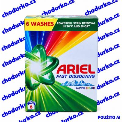 Ariel Color prací prášek 330 g 6 PD
