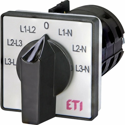 ETI Vačkový spínač pre voltmeter 16A fázový a medzifázový, CS 16 66 U