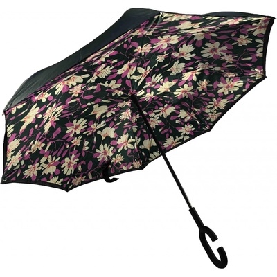 Floral green deštník obrácený