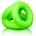 Shots Toys Светещ в тъмното троен пенис пръстен Ouch!