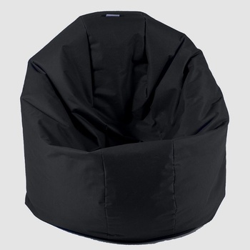 Image 1 of PUFRELAX Пуф 330л. , Relaxo XL - Teteron Black, За открито, Перящ се калъф, Пълнеж от Полистиролни перли (2514) (PUF-G-RXL-TEX-BL)