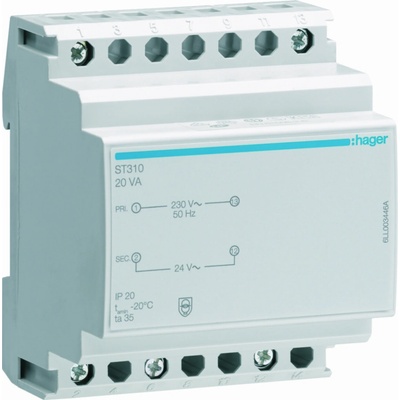 HAGER Trafo ST310 20VA 230/24V