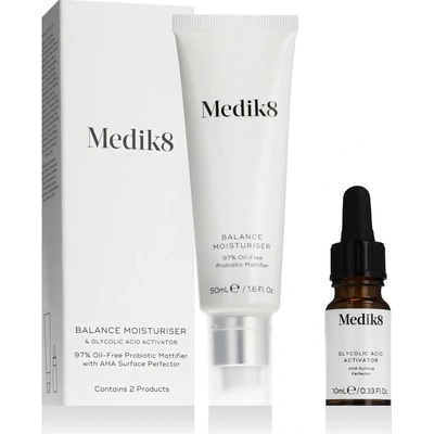 Medik8 Balance Moisturiser with Glycolic Acid Activator 50 ml