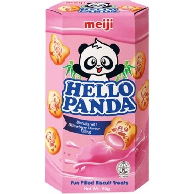 Hello Panda Sušenky plněné jahodovou náplní 50 g