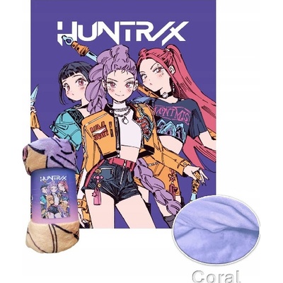 Halantex Fleecová deka K POP Demon Hunters Hunters Huntrix Rumi Mira Pose
