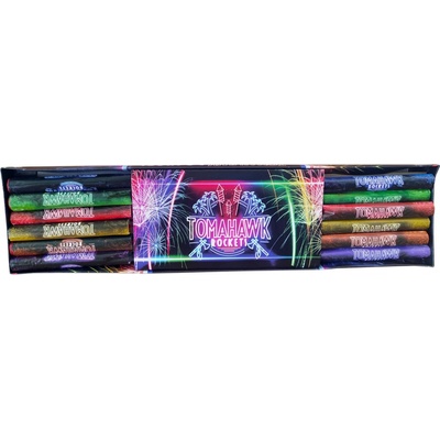 Rakety Tomahawk Rocket set 12 ks 42 cm
