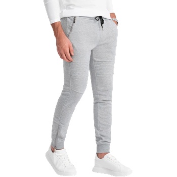 Ombre Мъжки спортен панталон Ombre Jogger V2, сив (V2-OM-PASK-22FW-004.grey)