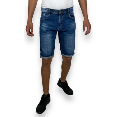 Viman Pánske džinsové šortky 05 Modrá