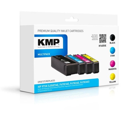 Compatible KMP HP 913X Multipack печатаща касета 4 цвята Hybrid-Chip (1752,4005)