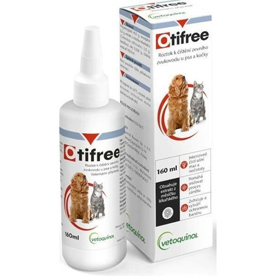 Vetoquinol Otifree čistič uší 160 ml