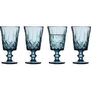 LyngbyGlas Чаши за вино Sorrento 290 мл сини 4 бр (32360)