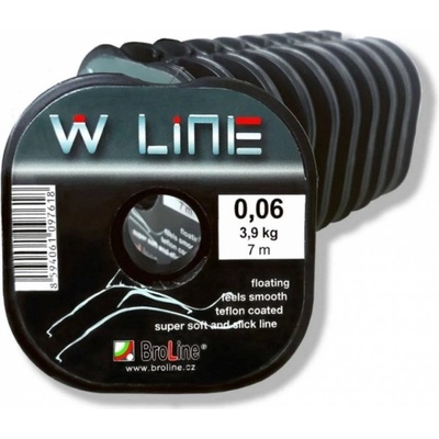 Broline šnúra W-line teflon 7m 0,06mm 3,9kg
