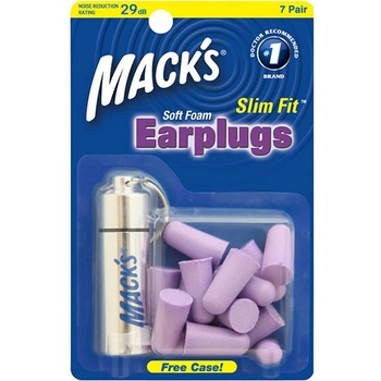 Mack's Slim Fit štuple do uší 7 párov
