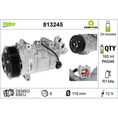 Kompresor, klimatizace VALEO 813245 VA 813245