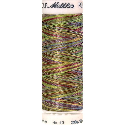 Nitě POLY SHEEN MULTI vyšívací 200m 200m art. 4820 polyester AMANN Mettler - více barev barva.: 9977 Spring Fling