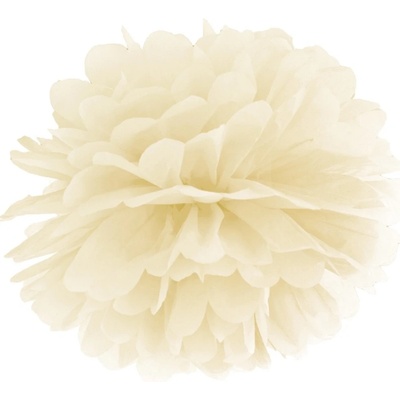 Party Deco Pom pom krémový champagne 25 cm – Sleviste.cz