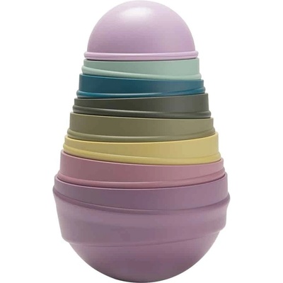 Bibs Stohovací balanční věž Bright Rainbow