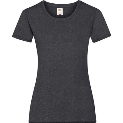 Fruit of the Loom Dámske triko 61 372 0 Dark Grey Heather