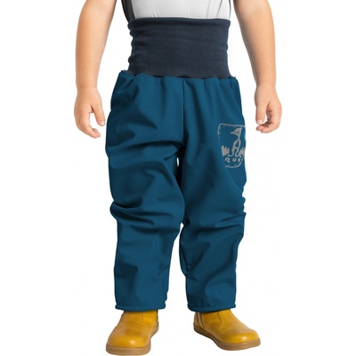 Unuo Batolecí softshellové kalhoty s fleecem Basic Černá