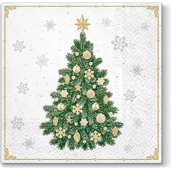 PAW servítky L Frosty Tree 33x33