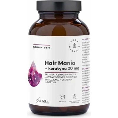 Aura Herbals Hair Mania + Keratin 20 mg 120 ks