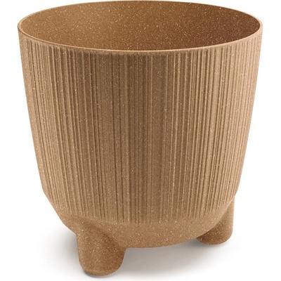 PROSPERPLAST Kvetináč RYFO N ECO WOOD naturo 19,5cm