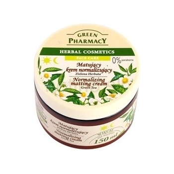 Green Pharmacy Face Care Green Tea zmatňujúci krém pre zmiešanú a mastnú pleť 0% Parabens 150 ml