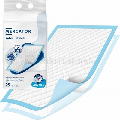 Mercator safeline Pad podložka pod pacienta 60 x 90 cm 25 ks