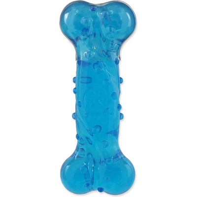 Dog Fantasy Strong kost s vůni slaniny modrá 12,5 cm