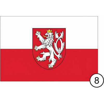 LIBEA, s.r.o. Autovlajka #Jízda Český lev na půleném listě Rozměr: 20×30 cm