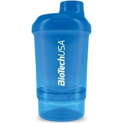 BioTech Šejkr 300 + 150 ml modrý
