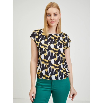 Orsay Жълто-синя дамска тениска с десен ORSAY Orsay | Sin | ЖЕНИ | S