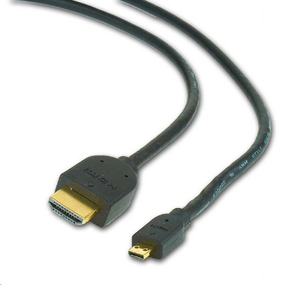 Gembird Видео кабел Gembird HDMI (T) към Micro-HDMI (T), 4, 5 м, Златисти конектори, Черен, CC-HDMID-15 (CC-HDMID-15)