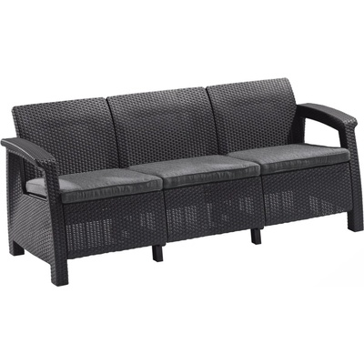 Keter Corfu Love Seat Max grafit – Zboží Mobilmania