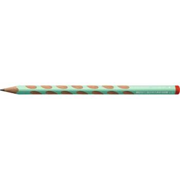 STABILO Графитен молив, HB, триъгълен, за дясна ръка, STABILO, "EASYgraph", пастелно зелен 322/15-HB (322/15-HB)