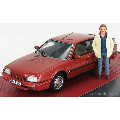 Matrix scale models Citroen Cx Gti Turbo Ii 1986 With Figure Horst S.duisburg Red 1:43