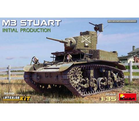 MiniArt M3 Stuart Initial Production with Interior 1:35