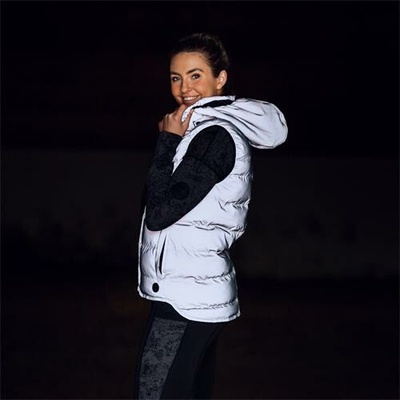 Horze Dámská vesta reflexní šedá – Zboží Dáma